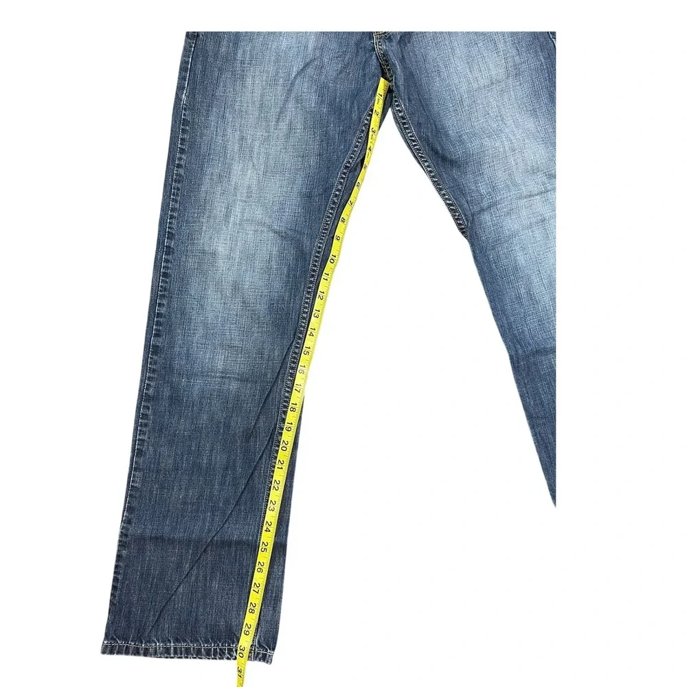 Levis 514‎ Slim Straight Jeans Mens 33x32 Blue Denim Medium Wash Cotton Pants